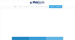 Desktop Screenshot of clinicamaissaude.org