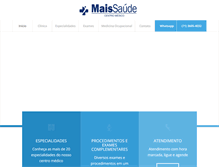 Tablet Screenshot of clinicamaissaude.org